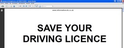 Thumbnail Save Your Driving Licence Thumbnail Save Your Driving Licence