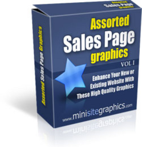 Product picture Sales Page Graphics Vol. 1 PLR