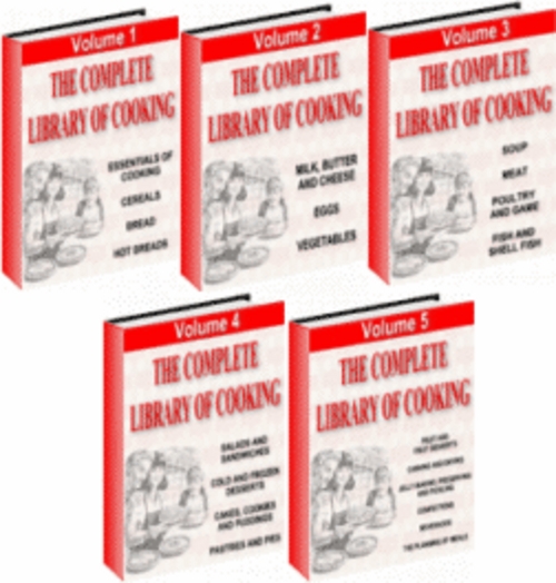 Product picture The Complete Library Of Cooking - 5 Volumes
