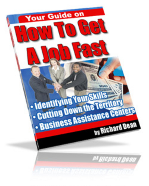 Product picture How To Get A Job FAST! With MRR