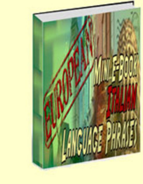 Product picture Language: Italian Phrases Mini Ebook