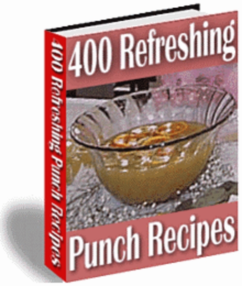 Product picture 400 Refreshing Punch Recipes With MRR
