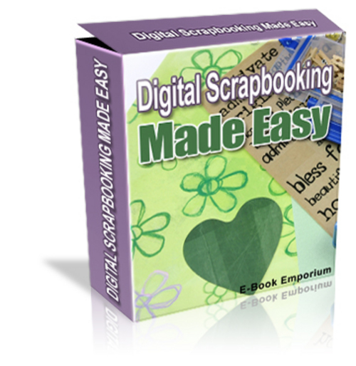 Product picture Digital Scrapbooking Made Easy With MRR
