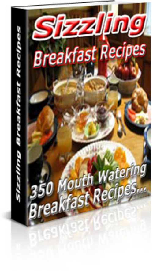 Product picture Sizzling Breakfast Recipes With MRR