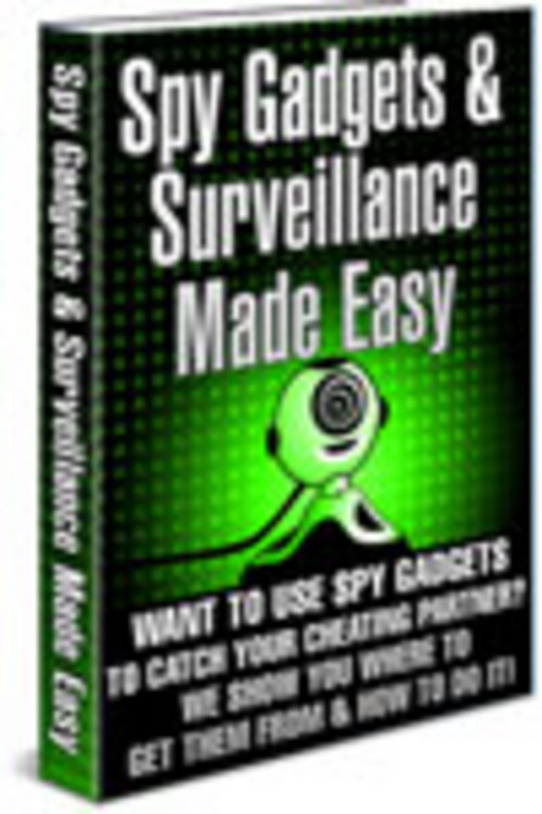 Product picture Spy Gadgets With MRR