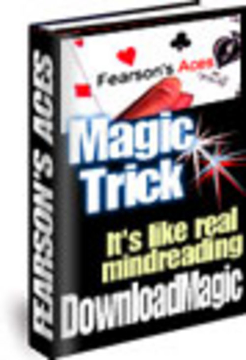 Product picture Fearsons Aces Magic Trick With MRR