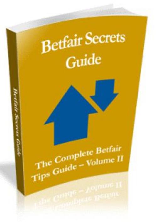 Product picture Betfair Secrets Guide Volume II