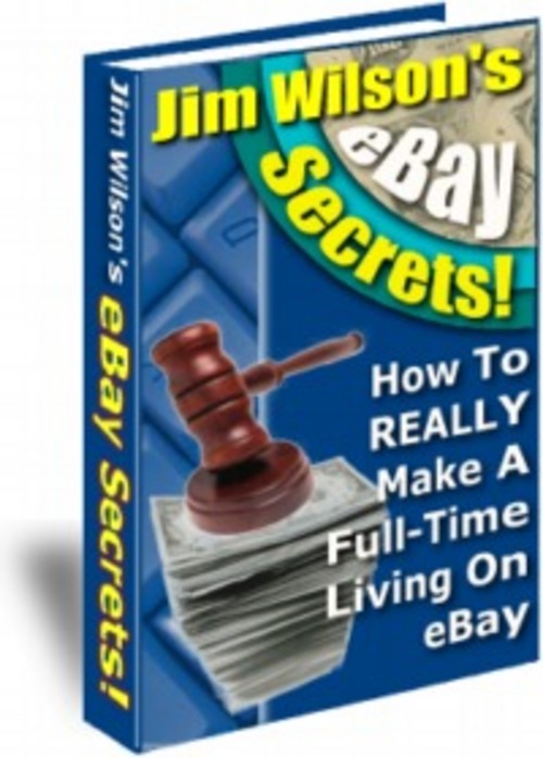 Product picture Jim Wilsons eBay Secrets With MRR
