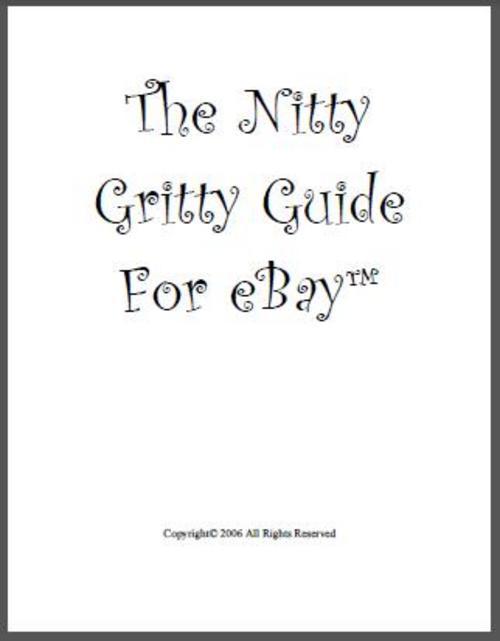 Product picture The Nitty Gritty Guide For eBay With MRR
