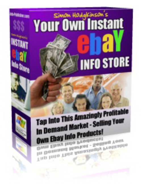 Product picture Your Own Instant Ebay Info Store With MRR!