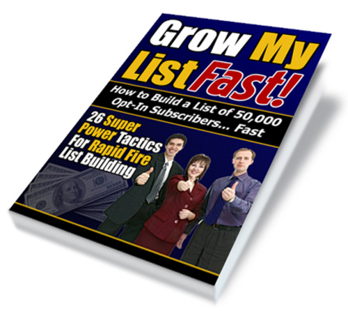 Product picture Grow My List Fast With MRR
