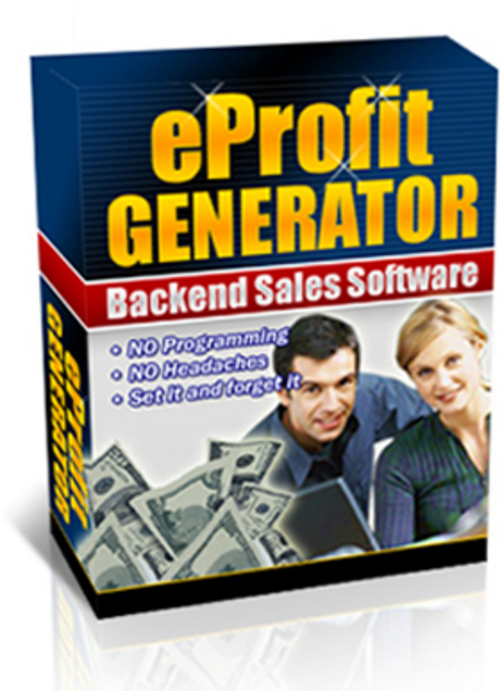 Product picture Eprofit Generator With MRR