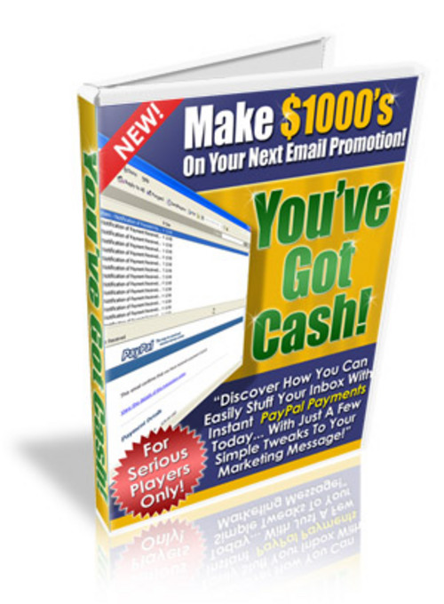 Product picture Youve Got Cash With PLR