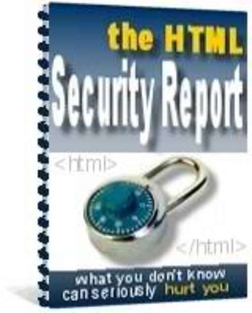 Product picture HTML Security With MRR