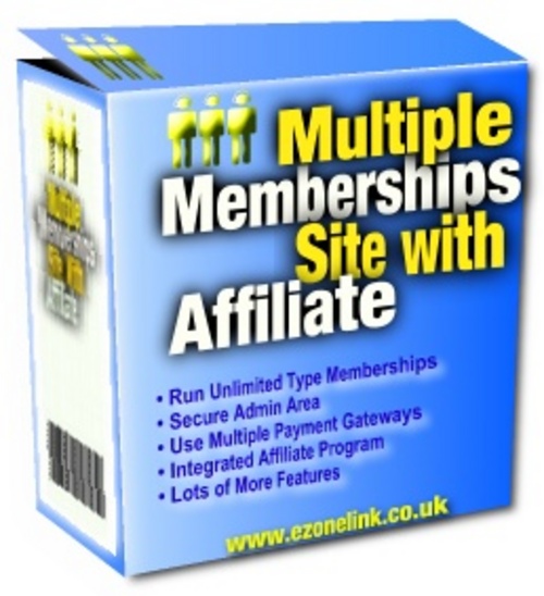 Product picture Multiple Membership Site With Affiliate With MRR