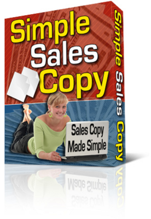 Product picture Simple Sales Copy With MRR