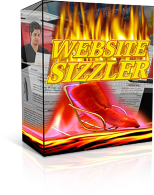Product picture WebSite Sizzler With MRR