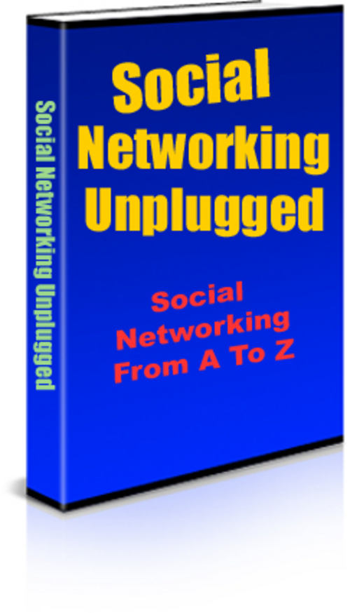 Product picture Social Networking Unplugged With MRR