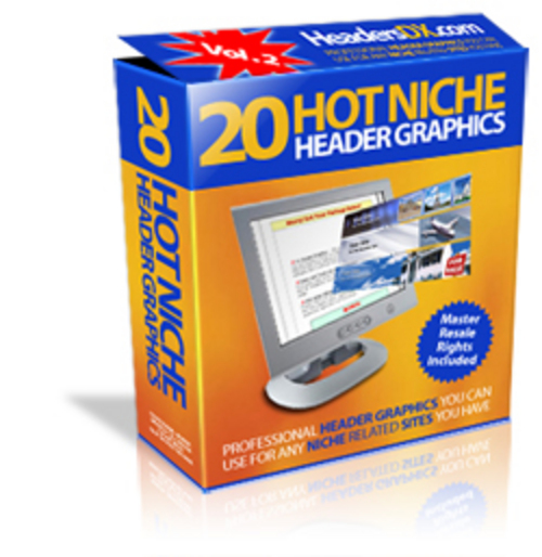 Product picture 20 Hot Niche Headers With MRR