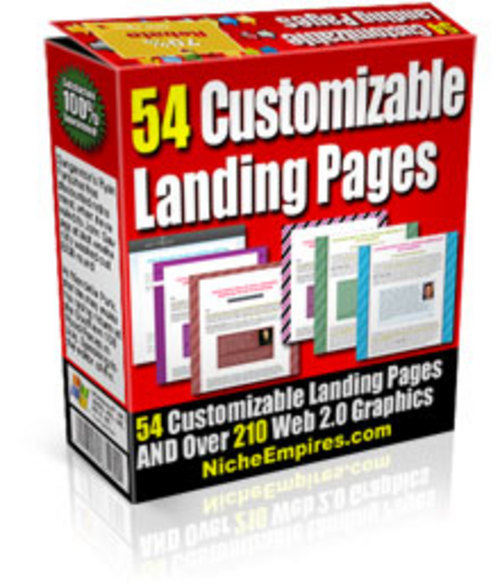 Product picture Clean Landing Page Templates With PLR
