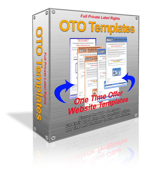 Product picture One Time Offer Templates With PLR