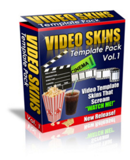 Product picture Video Skin Templates Pack Personal Use With MRR