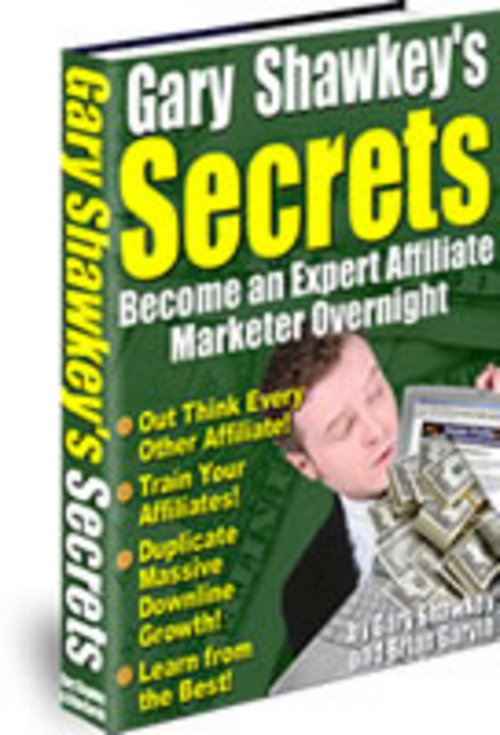 Product picture Gary Shawkeys Secrets - Affiliate Marketing With MRR