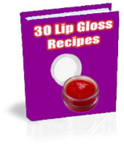 Product picture 30 Lip Gloss Recipes With MRR