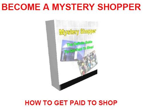 Product picture Become A Mystery Shopper With MRR