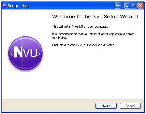 Product picture Nvu 1.0 Software