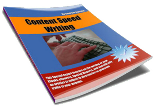 Product picture Content Speed Writing