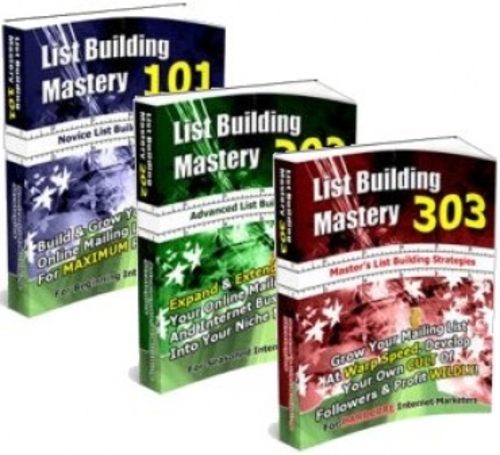Product picture List Building Mastery with MRR-3 Ebooks