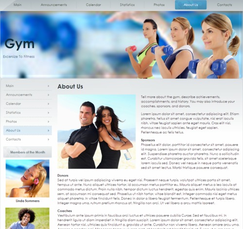 Product picture Gym Fitness Website Templates, PLR Included!