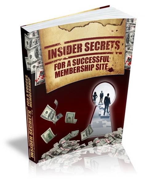 Product picture Insider Secrets For A Successful Membership Website
