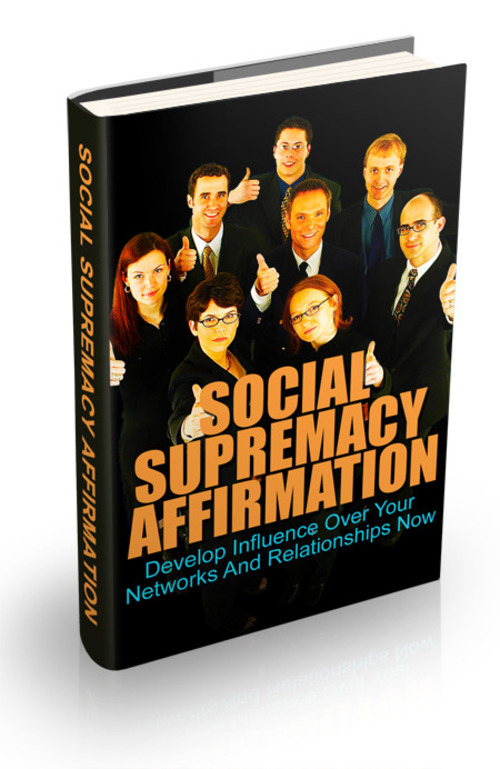 Product picture Social Supremacy Affirmation